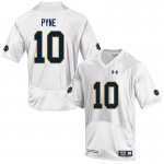 Notre Dame Fighting Irish Men's Drew Pyne #10 White Under Armour Authentic Stitched College NCAA Football Jersey NUB3099CH